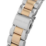 Michael Kors Everest Chronograph Silver Dial Two Tone Steel Strap Watch For Women - MK6975 Authentic Buy Shop Now