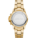 Michael Kors Everest Chronograph Gold Dial Gold Steel Strap Watch For Women - MK7210 Authentic Buy Shop Now