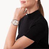 Michael Kors Layton Silver Dial Silver Steel Strap Watch for Women - MK5958 Authentic Buy Shop Now