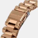 Michael Kors Lexington Chronograph Rose Gold Dial Rose Gold Steel Strap Watch for Women - MK7242 Authentic Buy Shop Now