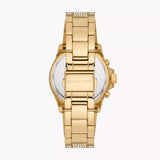 Michael Kors Everest Chronograph Crystals Gold Dial Gold Steel Strap Watch For Women - MK7254 Authentic Buy Shop Now