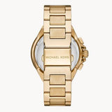 Michael Kors Camille Chronograph White Dial Gold Steel Strap Watch For Women - MK7270 Authentic Buy Shop Now