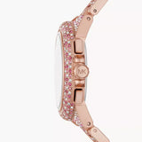 Michael Kors Camille Chronograph Mother of Pearl Dial Rose Gold Steel Strap Watch for Women - MK7272 Authentic Buy Shop Now