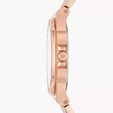 Michael Kors Melissa Pave Quartz Rose Gold Dial Rose Gold Steel Strap Watch for Women - MK4372 Authentic Buy Shop Now
