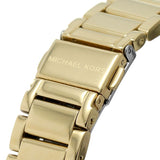 Michael Kors Parker Analog Crystals Gold Dial Gold Steel Strap Watch For Women - MK7283 Authentic Buy Shop Now