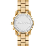 Michael Kors Runway Chronograph Gold Dial Gold Steel Strap Watch For Women - MK7323 Authentic Buy Shop Now