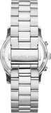Michael Kors Runway Chronograph Silver Dial Silver Steel Strap Watch For Women - MK7325 Authentic Buy Shop Now