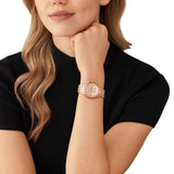 Michael Kors Runway Chronograph Gold Dial Gold Steel Strap Watch For Women - MK7326 Authentic Buy Shop Now