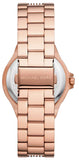 Michael Kors Lennox Three-Hand Silver Dial Rose Gold Steel Strap Watch For Women - MK7362 Authentic Buy Shop Now