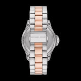 Michael Kors Everest Three Hand Rose Gold Dial Two Tone Steel Strap Watch For Women - MK7402 Authentic Buy Shop Now