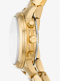 Michael Kors Runway 18K Gold-Plated Triple Wrap Gold Dial Gold Steel Strap Watch for Women - MK7450 Authentic Buy Shop Now