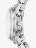 Michael Kors Runway 18K Rhodium Plated Triple Wrap Silver Dial Silver Steel Strap Watch for Women - MK7451 Authentic Buy Shop Now