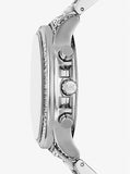 Michael Kors Sage Pavé Limited Edition Crystals Silver Dial Silver Steel Strap Watch for Women - MK7483LE Authentic Buy Shop Now