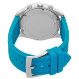 Michael Kors Hadyn Analog Silver Dial Blue Rubber Strap Watch for Women - MK7485 Authentic Buy Shop Now
