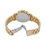Michael Kors Maren Chronograph Gold Dial Gold Steel Strap Watch for Women - MK7493 Authentic Buy Shop Now