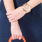Michael Kors Runway Chronograph Rose Gold Dial Rose Gold Steel Strap Watch for Men - MK8096 Authentic Buy Shop Now