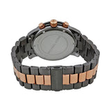 Michael Kors Runway Chronograph Grey Dial Two Tone Steel Strap Unisex Watch - MK8189 Authentic Buy Shop Now