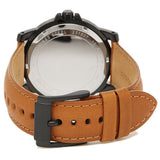 Michael Kors Paxton Analog Black Dial Brown Rubber Strap Watch For Men - MK8502 Authentic Buy Shop Now