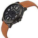 Michael Kors Paxton Analog Black Dial Brown Rubber Strap Watch For Men - MK8502 Authentic Buy Shop Now