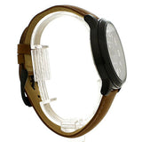 Michael Kors Paxton Analog Black Dial Brown Rubber Strap Watch For Men - MK8502 Authentic Buy Shop Now