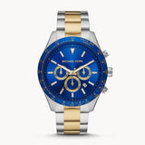Michael Kors Layton Chronograph Blue Dial Two Tone Steel Strap Watch For Men - MK8825 Authentic Buy Shop Now