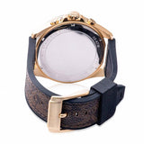 Michael Kors Brecken Chronograph Black Dial Brown Leather Strap Watch For Men - MK8849 Authentic Buy Shop Now