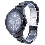 Michael Kors Brecken Chronograph Black Dial Black Steel Strap Watch For Men - MK8858 Authentic Buy Shop Now