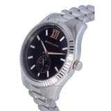Michael Kors Lexington Quartz Black Dial Silver Steel Strap Watch For Women - MK8946 Authentic Buy Shop Now