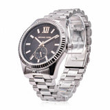 Michael Kors Lexington Quartz Black Dial Silver Steel Strap Watch For Women - MK8946 Authentic Buy Shop Now