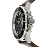 Michael Kors Everest Chronograph Black Dial Brown Leather Strap Watch For Men - MK9054 Authentic Buy Shop Now