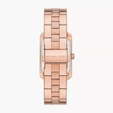 Michael Kors Monroe Three Hand Rose Gold Dial Rose Gold Steel Strap Watch for Women - MKO1032 Authentic Buy Shop Now