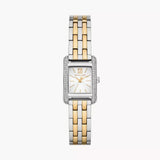 Michael Kors Three-Hand White Dial Two Tone Steel Strap Watch for Women - MKO1035 Authentic Buy Shop Now