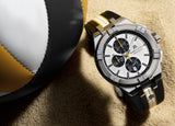 Maurice Lacroix Aikon Chronograph King of the Court Limited Edition Silver Dial Grey Rubber Strap Watch for Men - AI1018-TT030-130-K Authentic Buy Shop Now