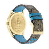 Gucci G Timeless Disney Donald Duck Brown Dial Brown Leather Strap Watch For Women - YA1264167 Authentic Buy Shop Now