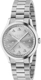 Gucci G Timeless Quartz Silver Dial Silver Steel Strap Watch for Men - YA1265031 Authentic Buy Shop Now