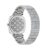 Gucci Grip Quartz Silver Dial Silver Steel Strap Watch For Women - YA157437 Authentic Buy Shop Now