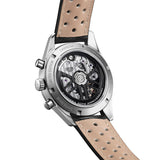 Tag Heuer Carrera Chronograph 60th Anniversary Silver Dial Black Leather Strap Watch for Men - CBK221H.FC8317 Authentic Buy Shop Now