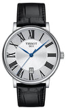 Tissot Carson Premium Silver Dial Black Leather Strap Watch For Men - T122.410.16.033.00 Authentic Buy Shop Now