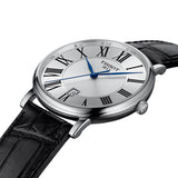 Tissot Carson Premium Silver Dial Black Leather Strap Watch For Men - T122.410.16.033.00 Authentic Buy Shop Now
