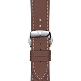 Tissot Gentleman Blue Dial Brown Leather Strap Watch For Men - T127.410.16.041.00 Authentic Buy Shop Now