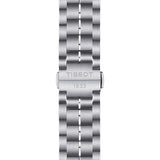 Tissot T Classic Luxury Powermatic 80 White Dial Silver Steel Strap Watch For Men - T086.408.11.016.00 Authentic Buy Shop Now