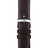 Tissot PR 100 Chronograph Silver Dial Brown Leather Strap Watch for Men - T101.417.16.031.00 Authentic Buy Shop Now