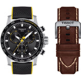 Tissot T Sport Supersport Chrono Tour De France Black Dial Black Nylon Strap Watch for Men - T125.617.17.051.00 Authentic Buy Shop Now