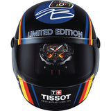 Tissot T Race Chronograph Stefan Bradl Special Edition Black Dial Black Rubber Strap Watch for Men - T092.417.27.057.02 Authentic Buy Shop Now