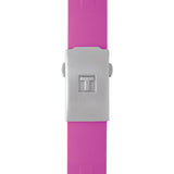 Tissot T Race Chronograph White Dial Pink Rubber Strap Watch for Women - T048.217.17.017.01 Authentic Buy Shop Now