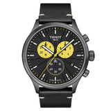 Tissot Chrono XL Tour De France Special Edition Black Dial Black Leather Strap Watch for Men - T116.617.36.051.11 Authentic Buy Shop Now