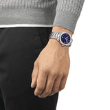 Tissot PR 100 Sport Blue Dial Silver Steel Strap Watch For Men - T101.610.11.041.00 Authentic Buy Shop Now