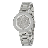Movado Bold Silver Dial Silver Steel Strap Watch For Women - 3600567 Authentic Buy Shop Now