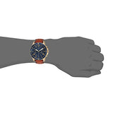 Fossil Grant Sport Chronograph Blue Dial Brown Leather Strap Watch for Men - FS5268 Authentic Buy Shop Now