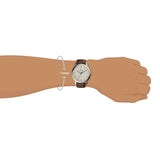 Fossil Minimalist Off White Dial Brown Leather Strap Watch for Men - FS5306 Authentic Buy Shop Now